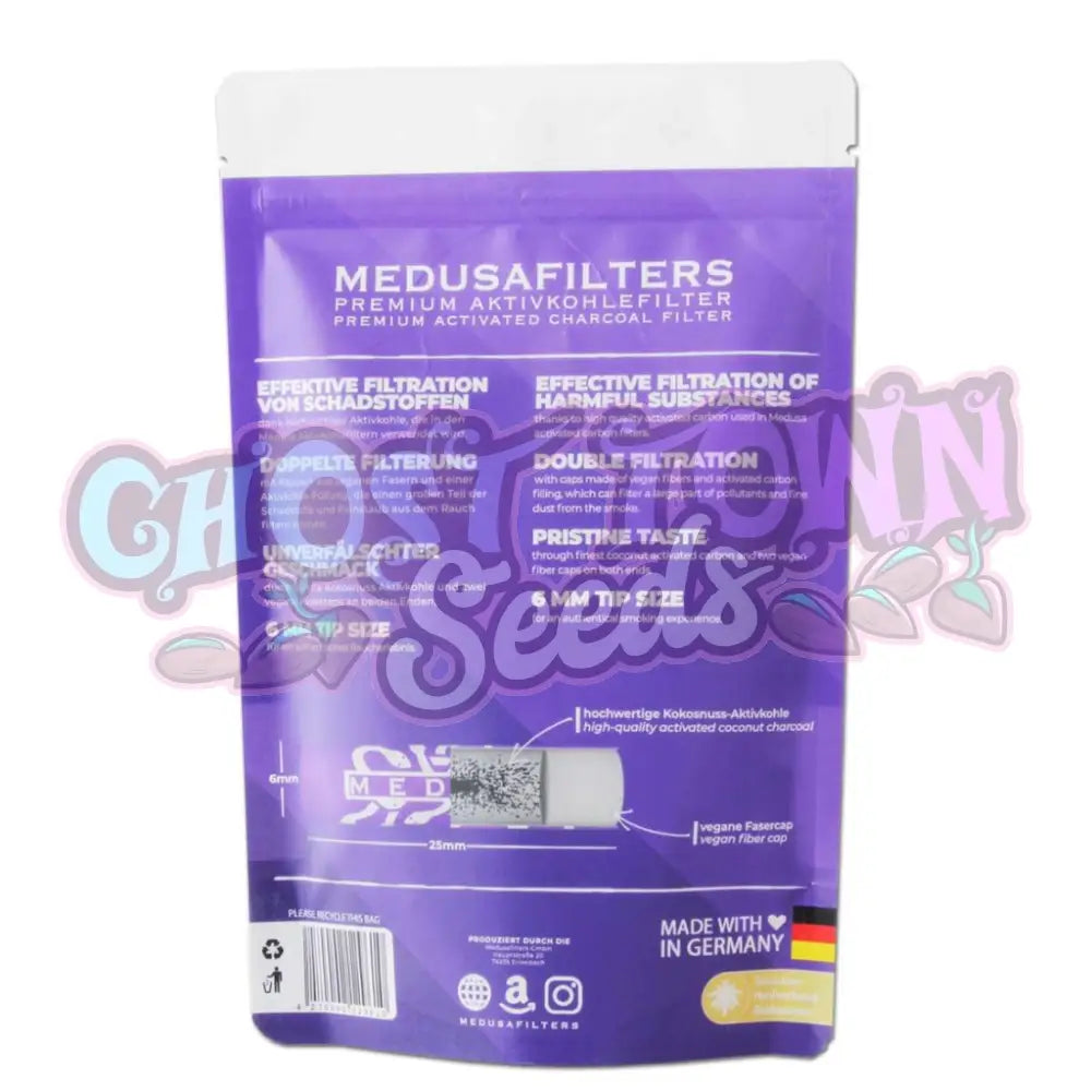 Medusafilters - 6Mm Violet Edition Aktiivihiilifiltterit 250Kpl Filtterit & Tipit