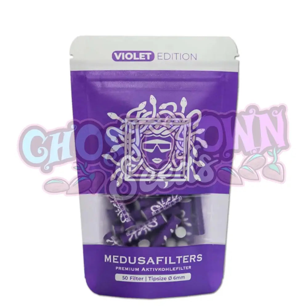 Medusafilters - 6Mm Violet Edition Aktiivihiilifiltterit 50Kpl Filtterit & Tipit