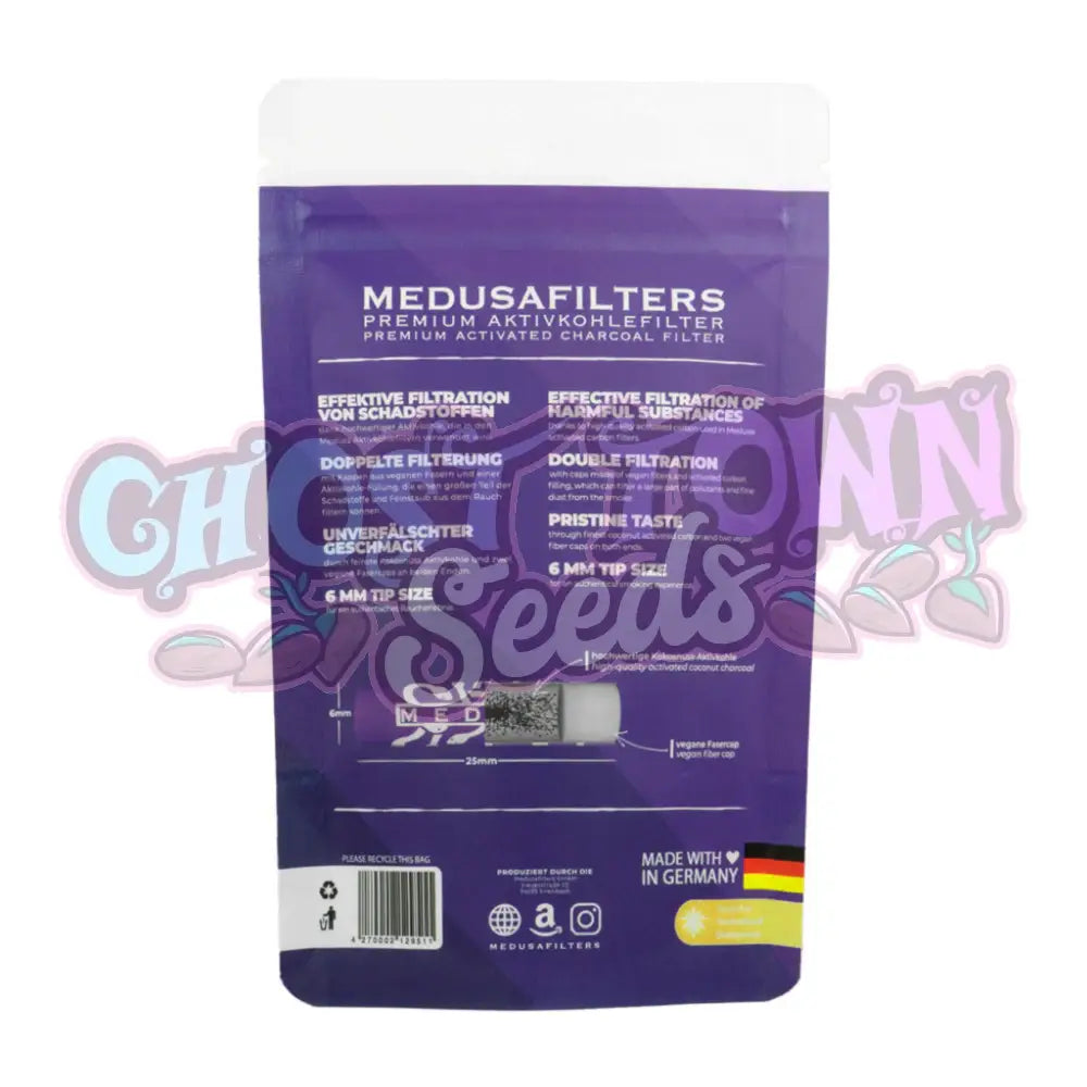 Medusafilters - 6Mm Violet Edition Aktiivihiilifiltterit 50Kpl Filtterit & Tipit