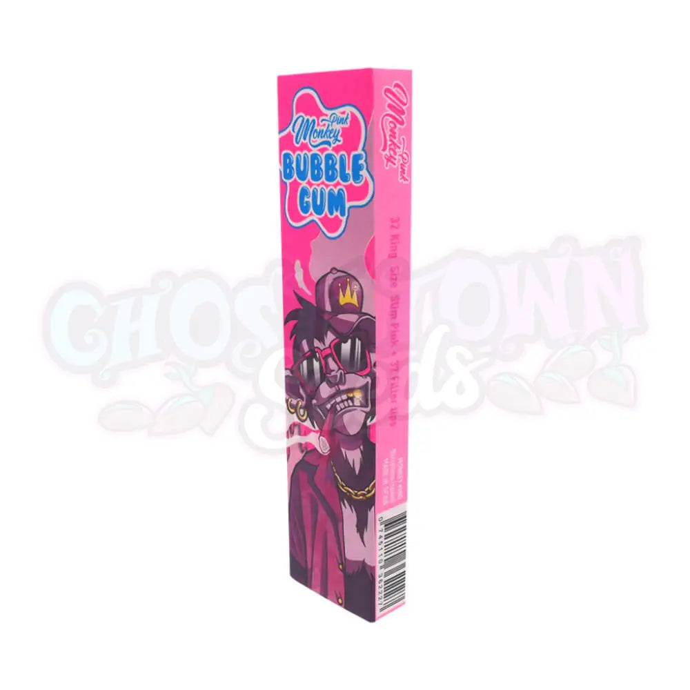 Monkey King - Bubblegum KS Slim Ultraohuet Pitkät Paperit + Tipit Paperit