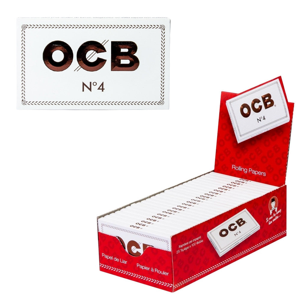 OCB - N°4 Single Wide Lyhyet Paperit (70 mm)