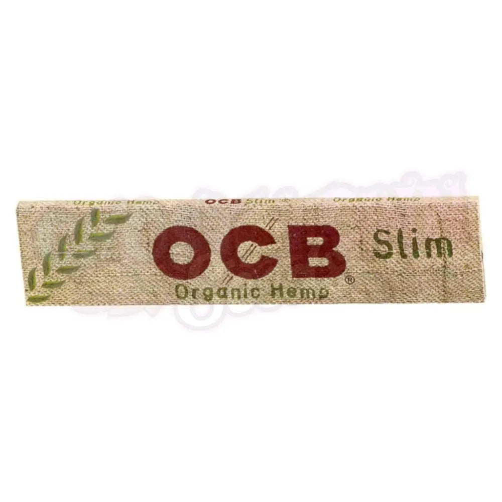 OCB - Organic Hemp KS Slim Ohuet Pitkät Paperit + Tipit - Ghost Town Seeds