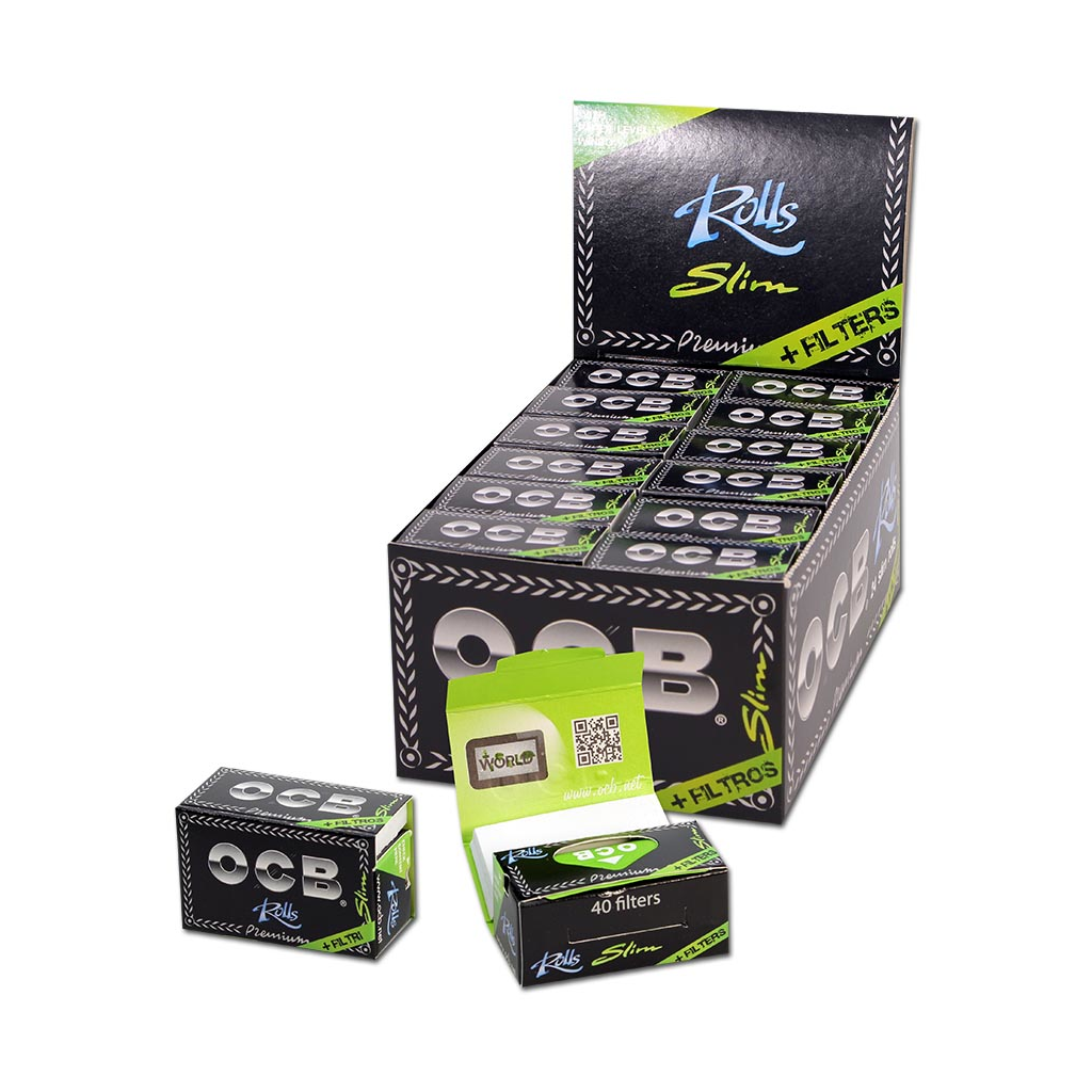 Ocb - Premium Slim Rulla 4M + Tipit Paperit