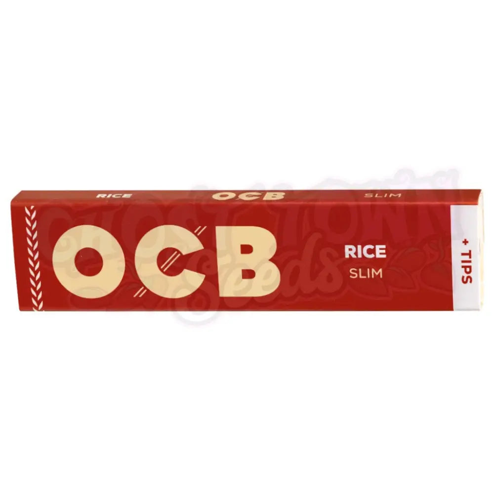 OCB - Rice KS Slim Ohuet Pitkät Paperit + Tipit Paperit