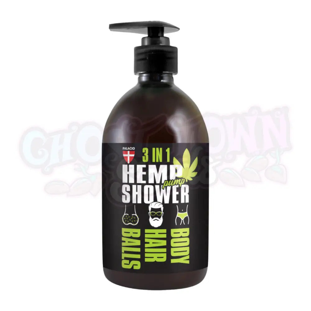 Palacio-Hemp Shower 3-in-1 Gel for Men pumppupullo (500ml) CBD-Kosmetiikka