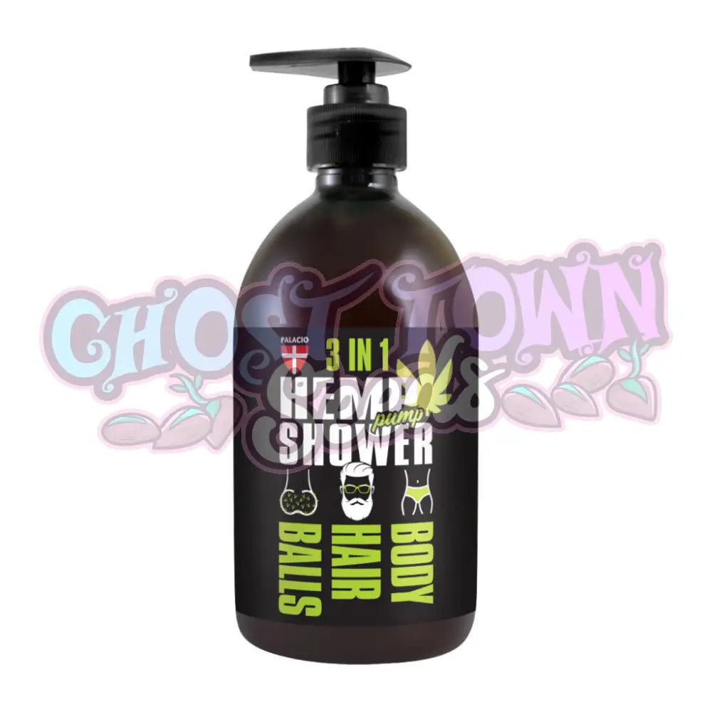 Palacio-Hemp Shower 3-in-1 Gel for Men pumppupullo (500ml) CBD-Kosmetiikka