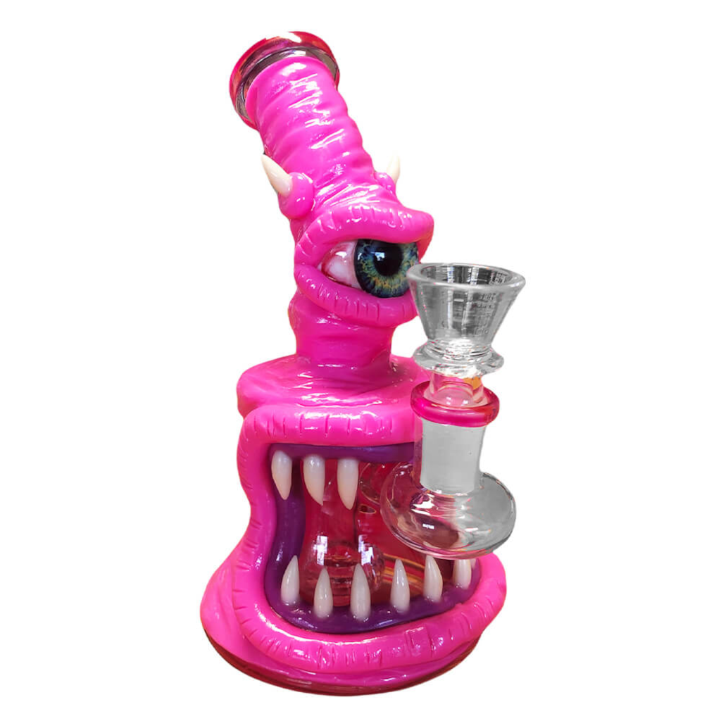 Pinkki Hirviö Keraaminen Bubbleri 16Cm