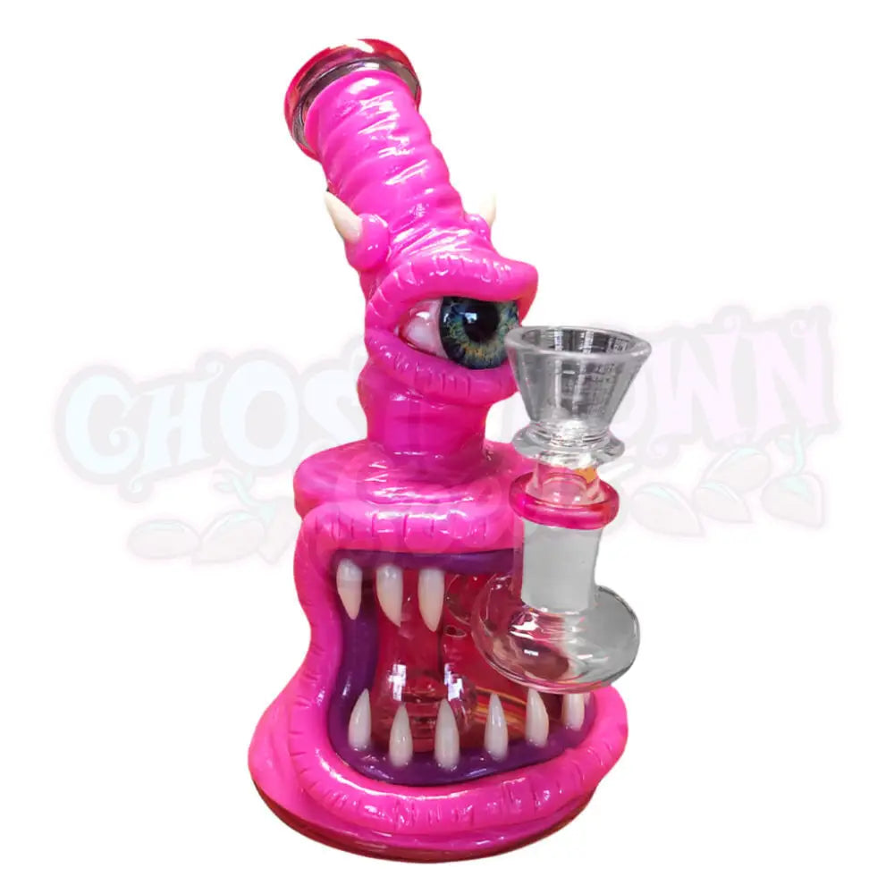 Pinkki Hirviö Keraaminen Bubbleri 16Cm