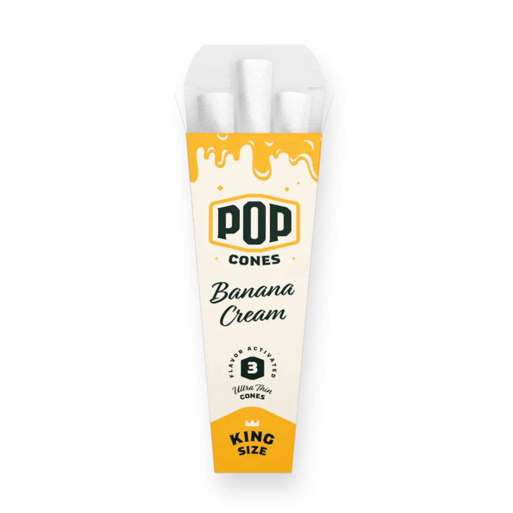 Pop Cones - Banana Cream Ultraohuet Ks Conet 3Kpl
