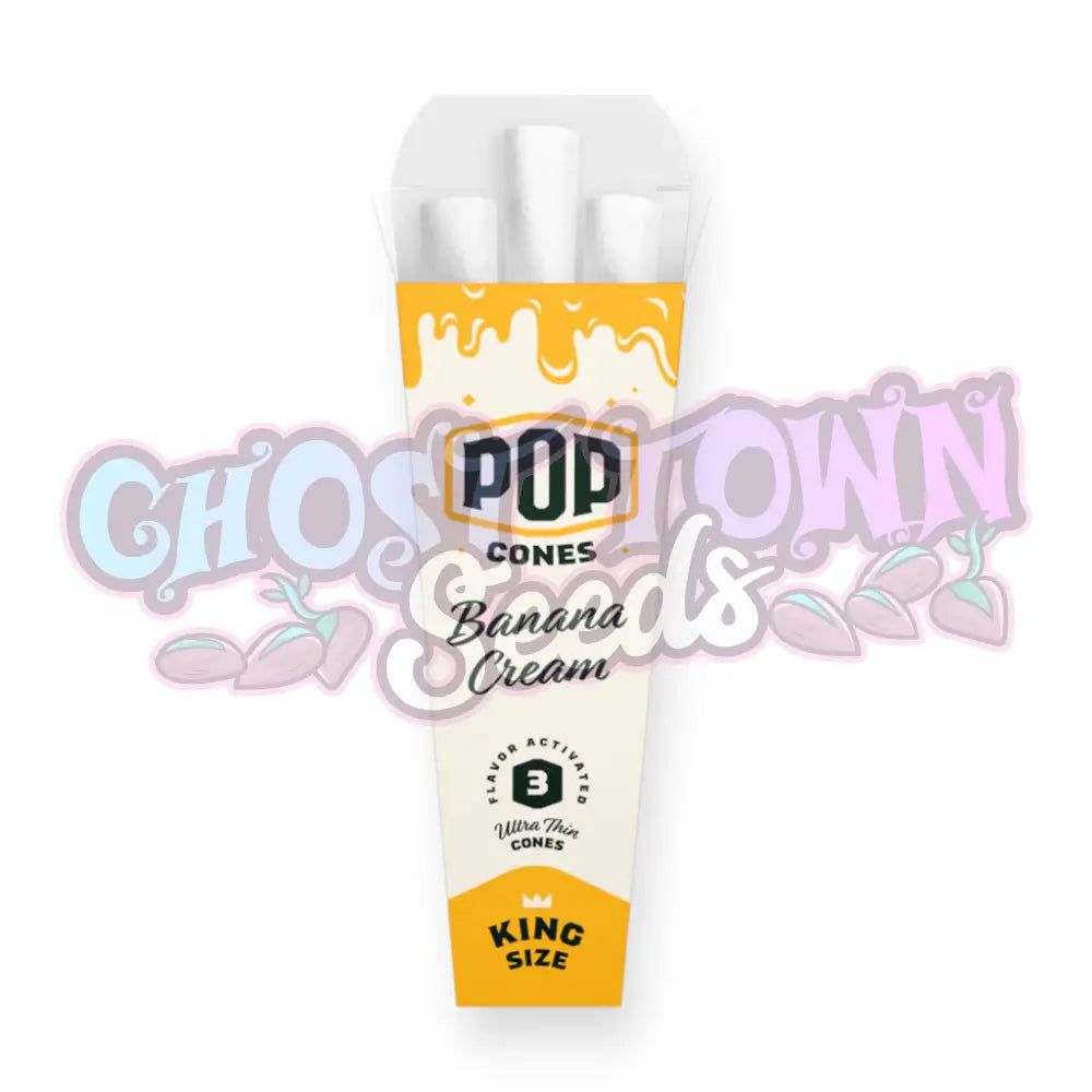 Pop Cones - Banana Cream Ultraohuet Ks Conet 3Kpl