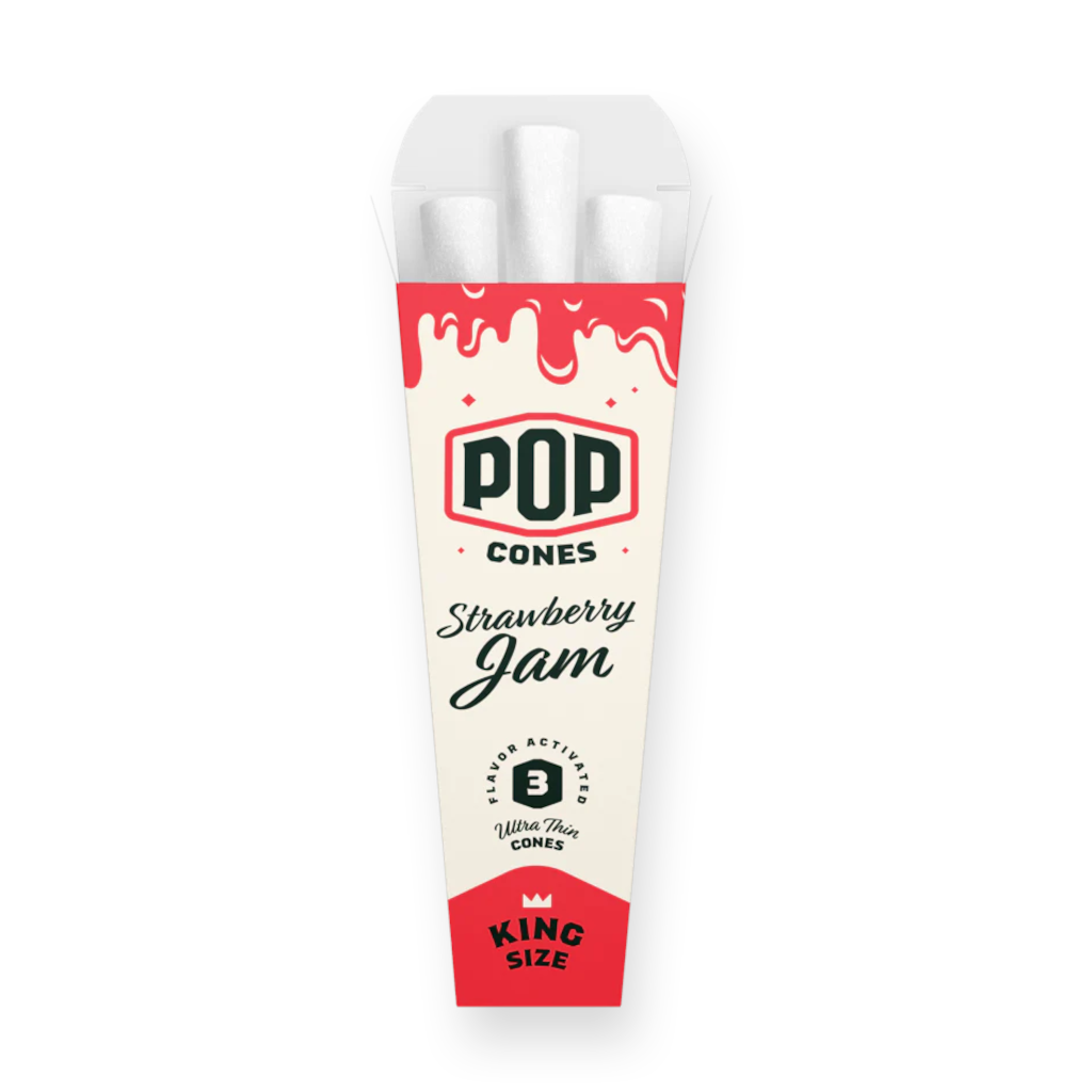 Pop Cones - Strawberry Jam Ultraohuet Ks Conet 3Kpl