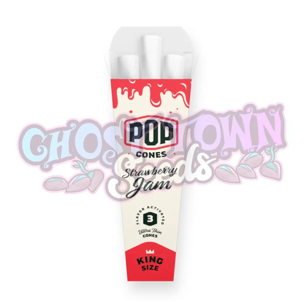 Pop Cones - Strawberry Jam Ultraohuet Ks Conet 3Kpl