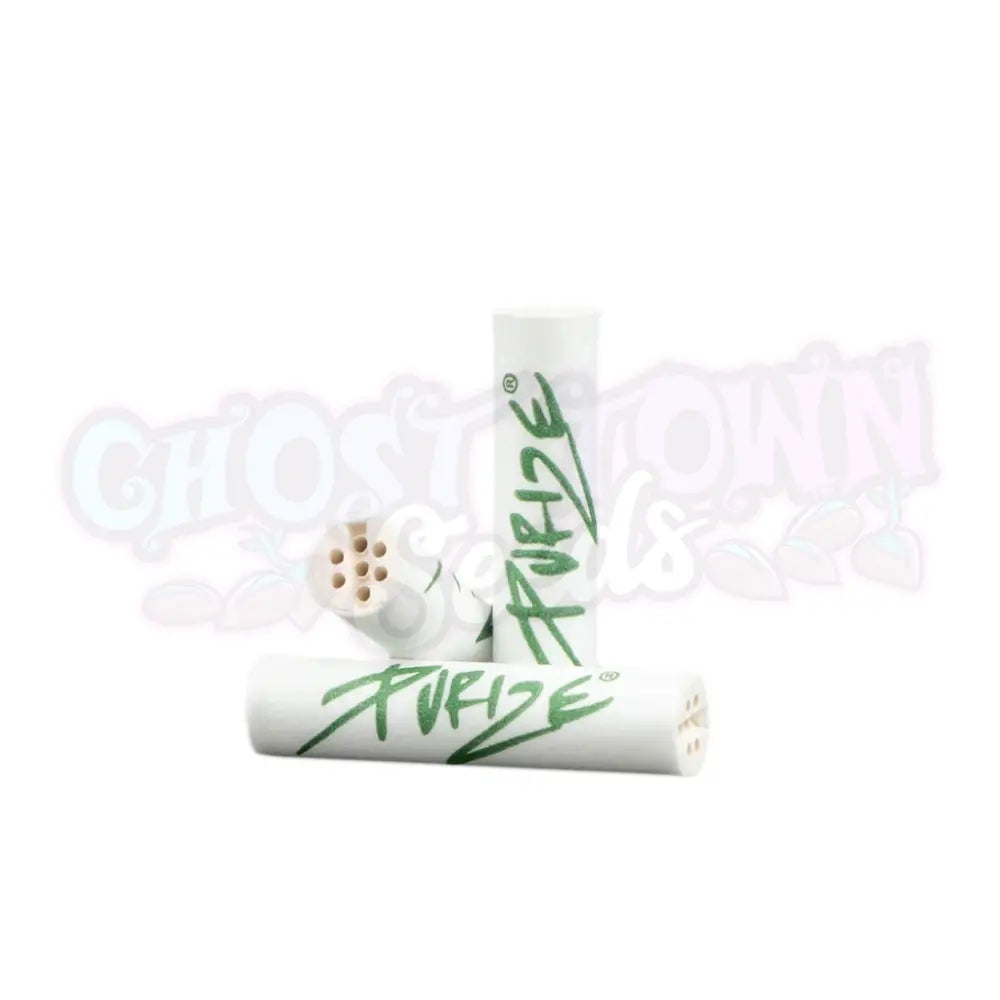 Purize - White Xtra Slim Aktiivihiilifiltterit 6 mm (50 kpl) Filtterit & Tipit