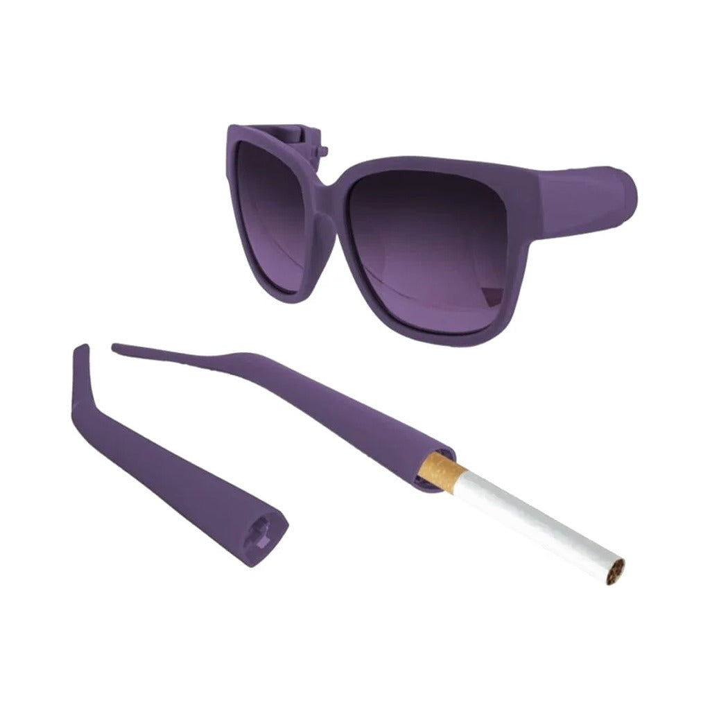 Black Sunglasses with Hidden Compartment
