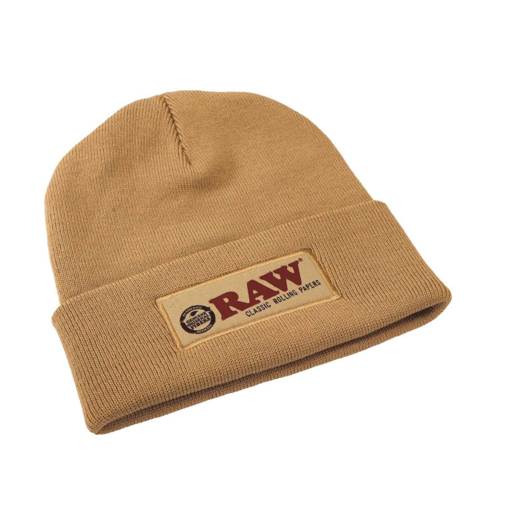 RAW - Beanie Hat, Tan