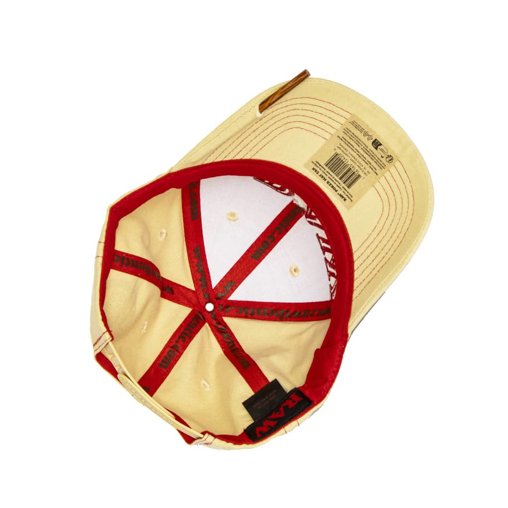 Raw - Beige Baseball Lippis Vaatteet