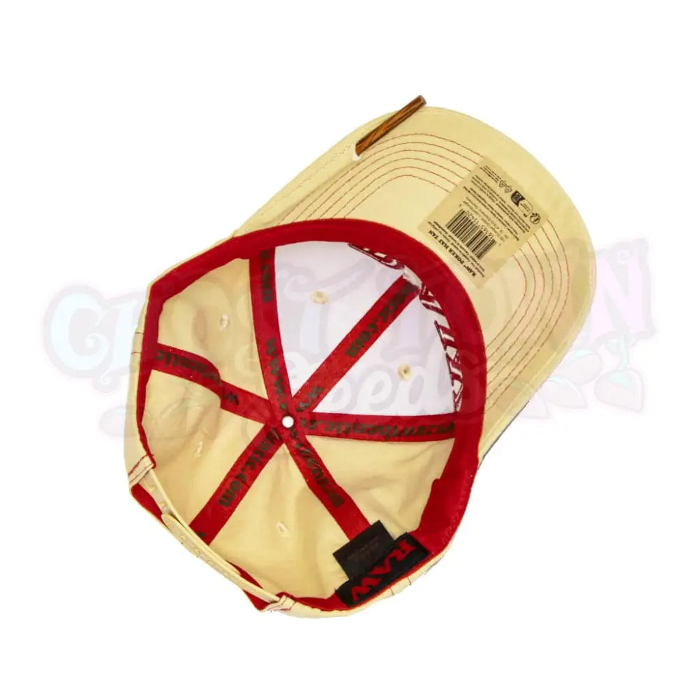 Raw - Beige Baseball Lippis Vaatteet