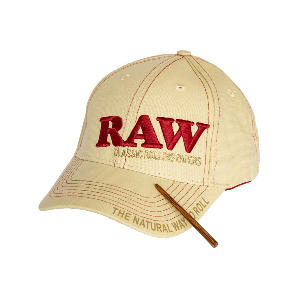 Raw - Beige Baseball Lippis Vaatteet