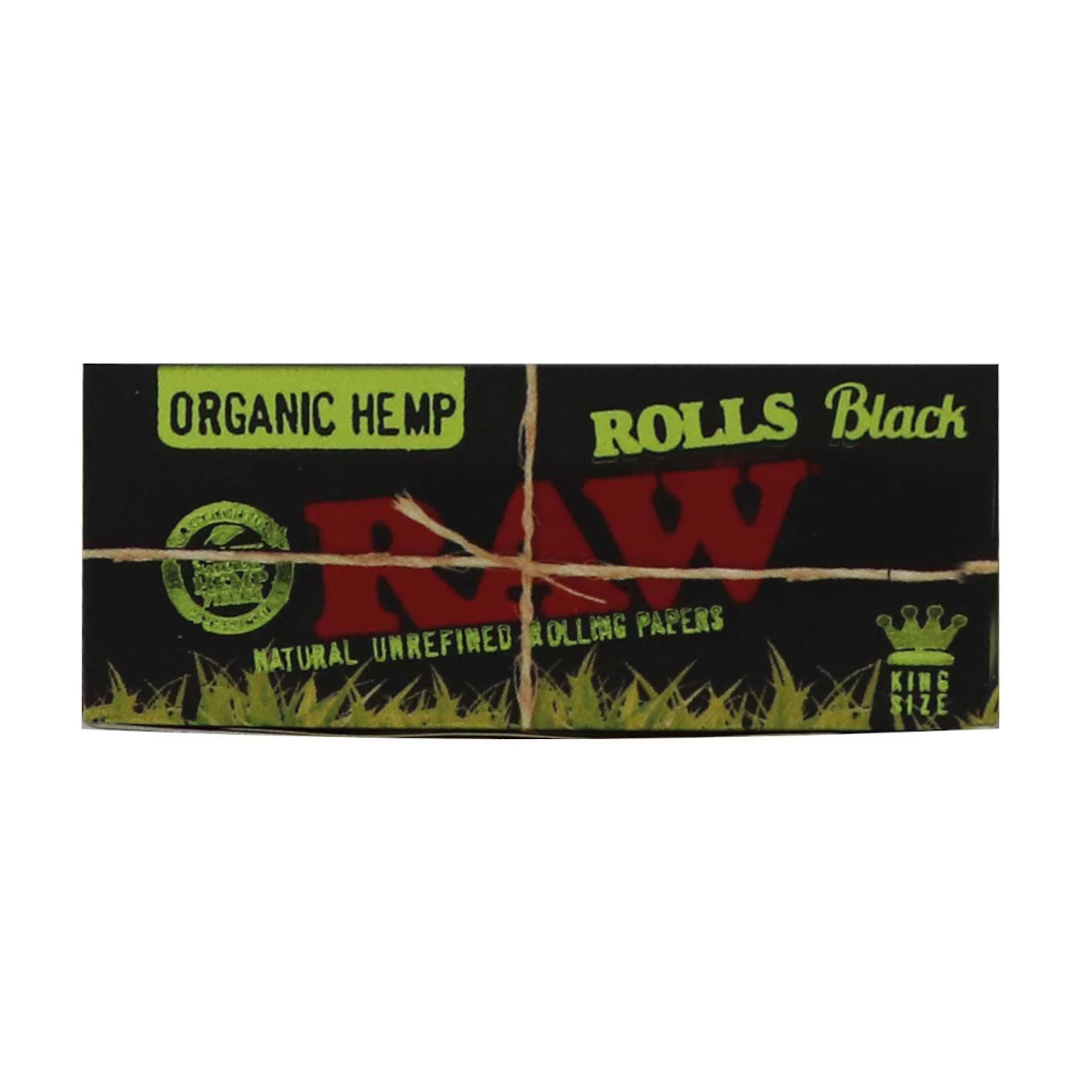 RAW Black Organic Hemp Rullapaperi (3 m) Paperit