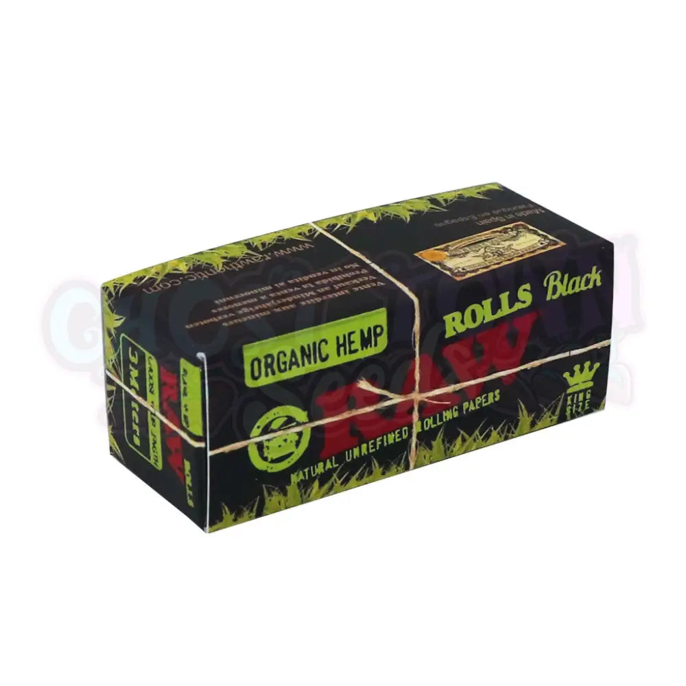 RAW Black Organic Hemp Rullapaperi (3 m) Paperit