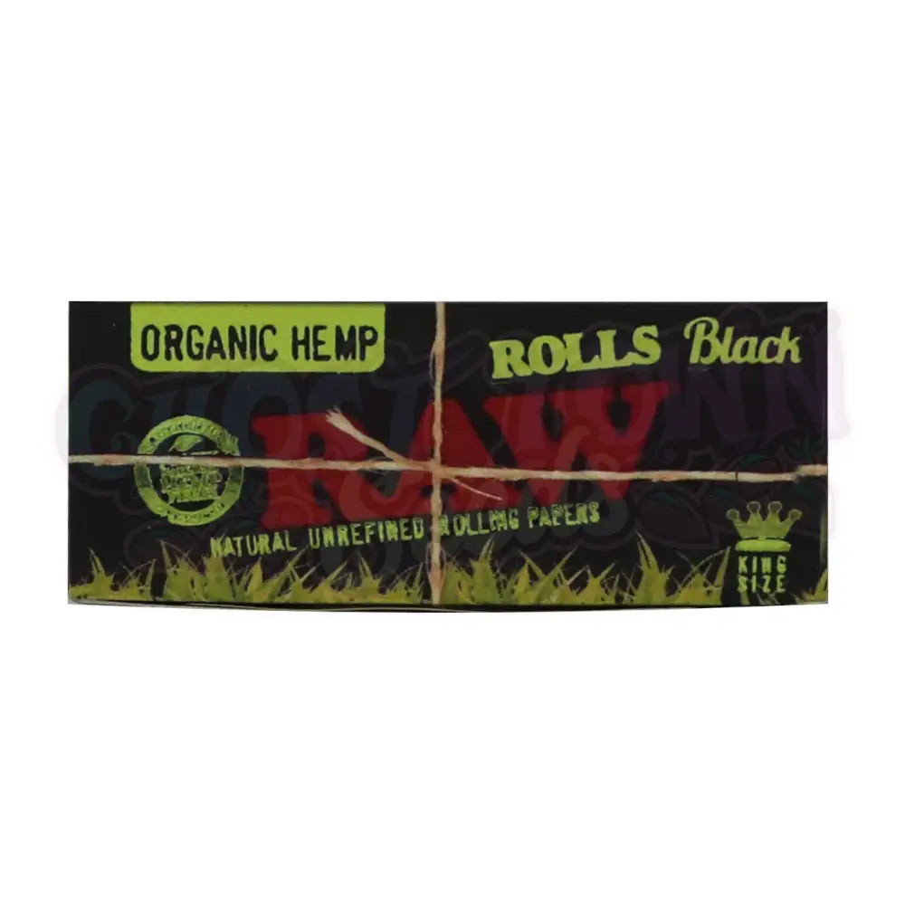 RAW Black Organic Hemp Rullapaperi (3 m) Paperit