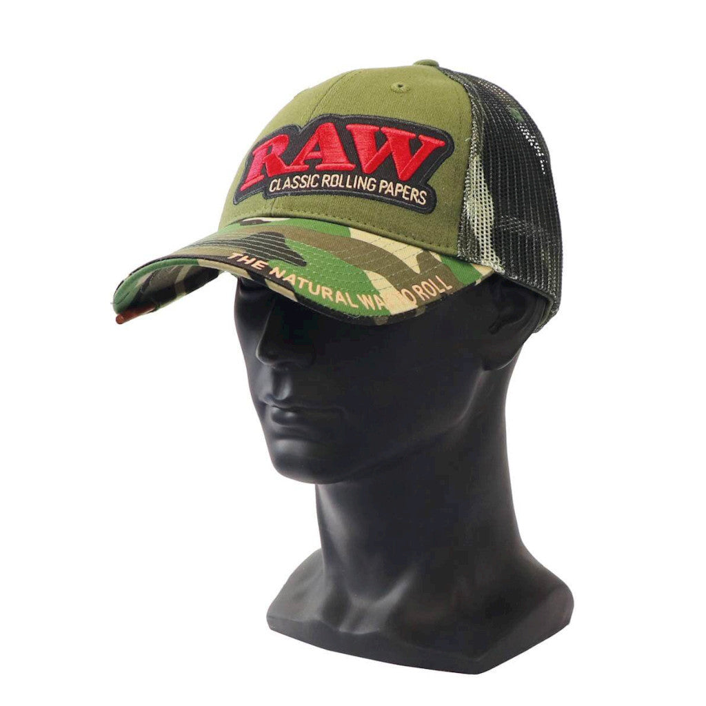 RAW - Camo Trucker Cap