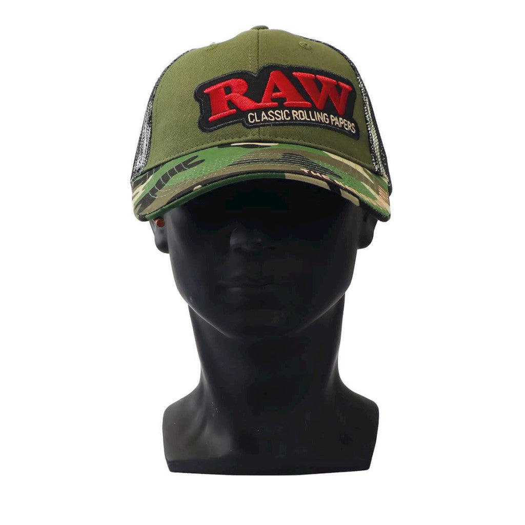 RAW - Camo Trucker Cap