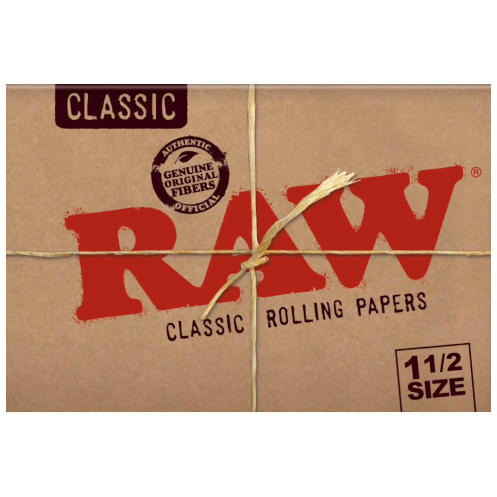 RAW - Classic 1 1/2 Leveät Lyhyet Paperit (79 mm)
