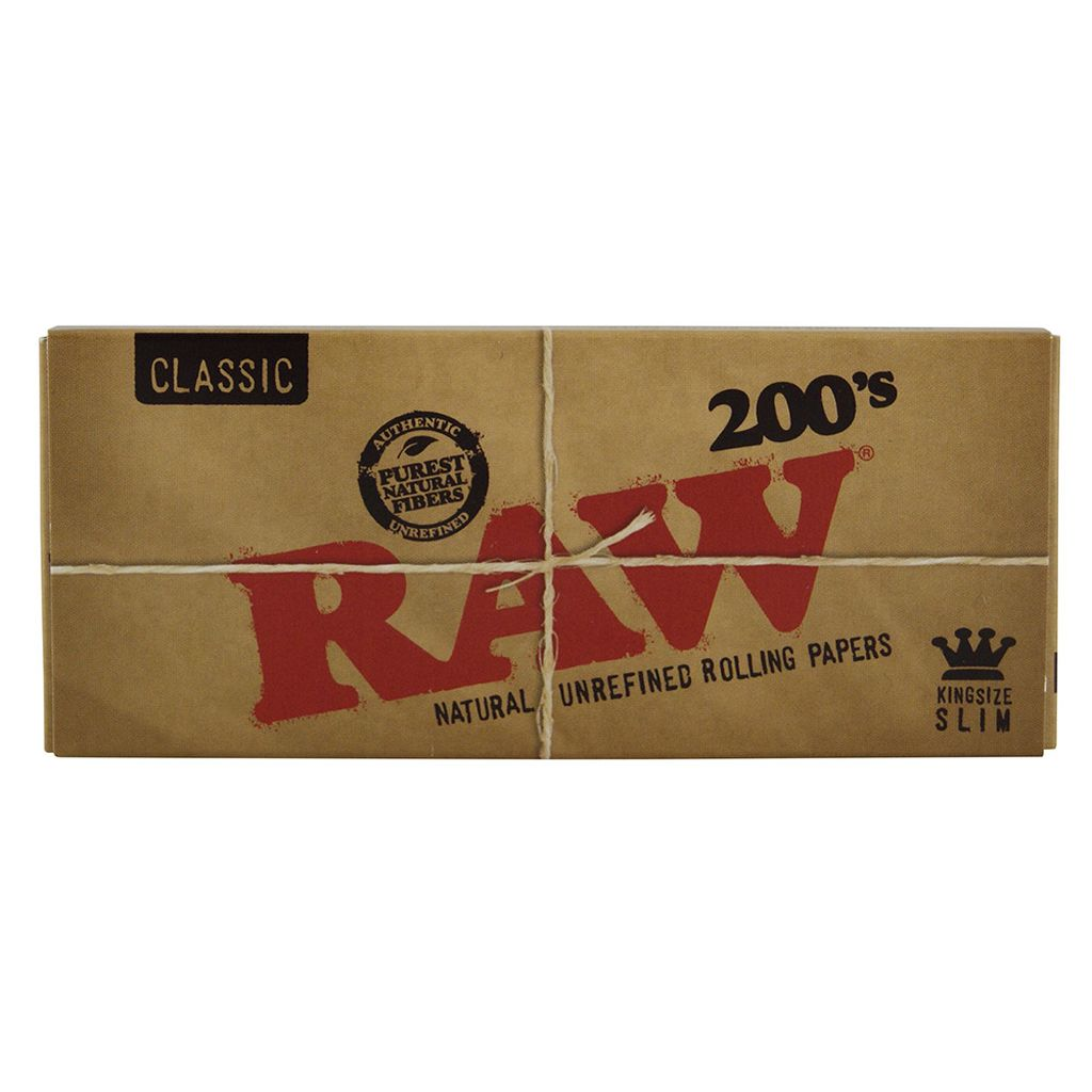Raw - Classic 200’S Ks Slim Pitkät Paperit