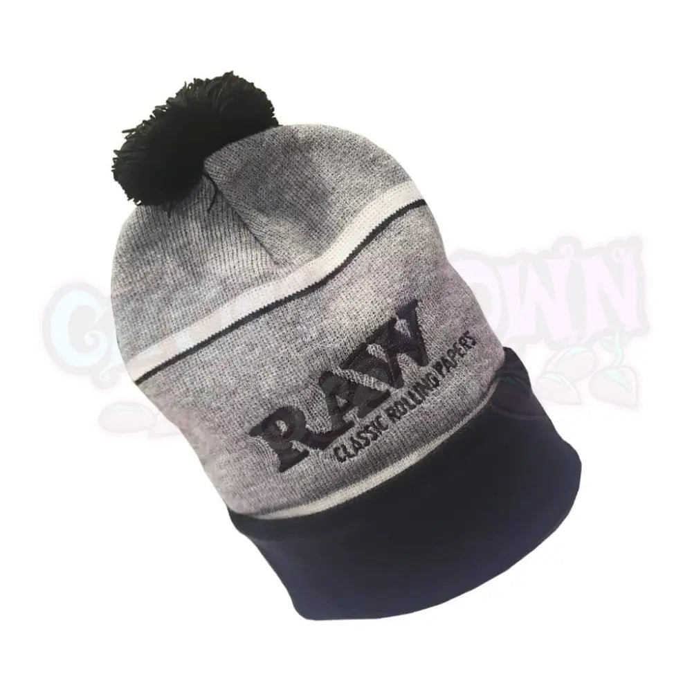 Raw - Harmaa Pompom Pipo Vaatteet