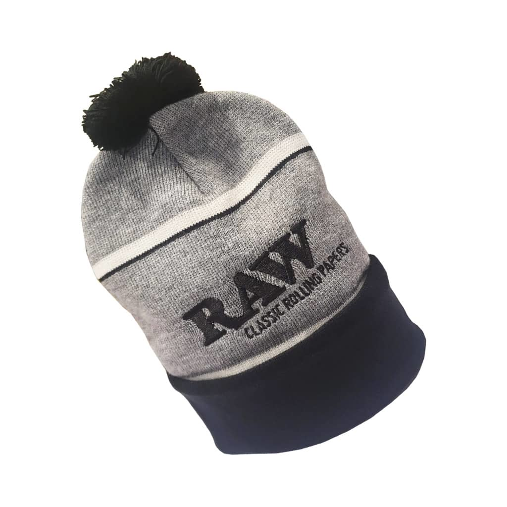 Raw - Harmaa Pompom Pipo Vaatteet