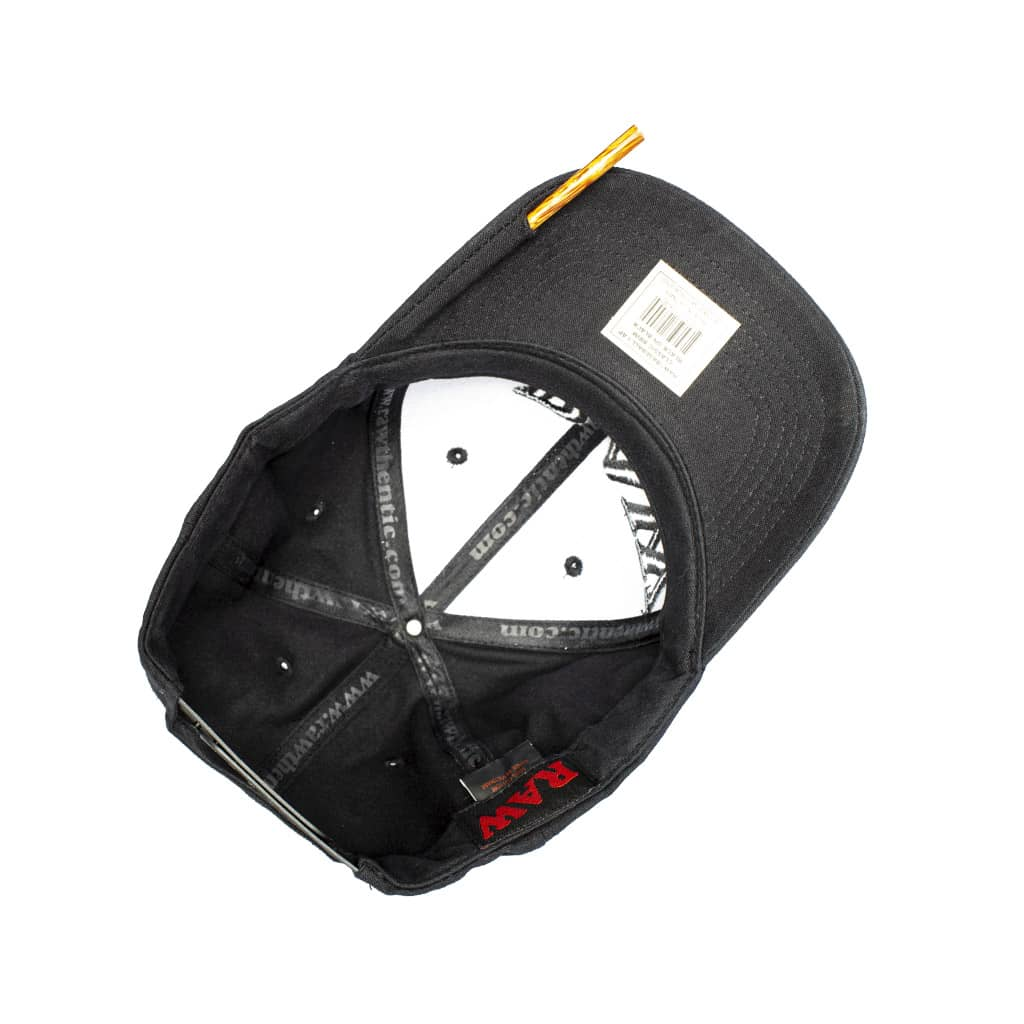 Raw - Musta Baseball Lippis Vaatteet