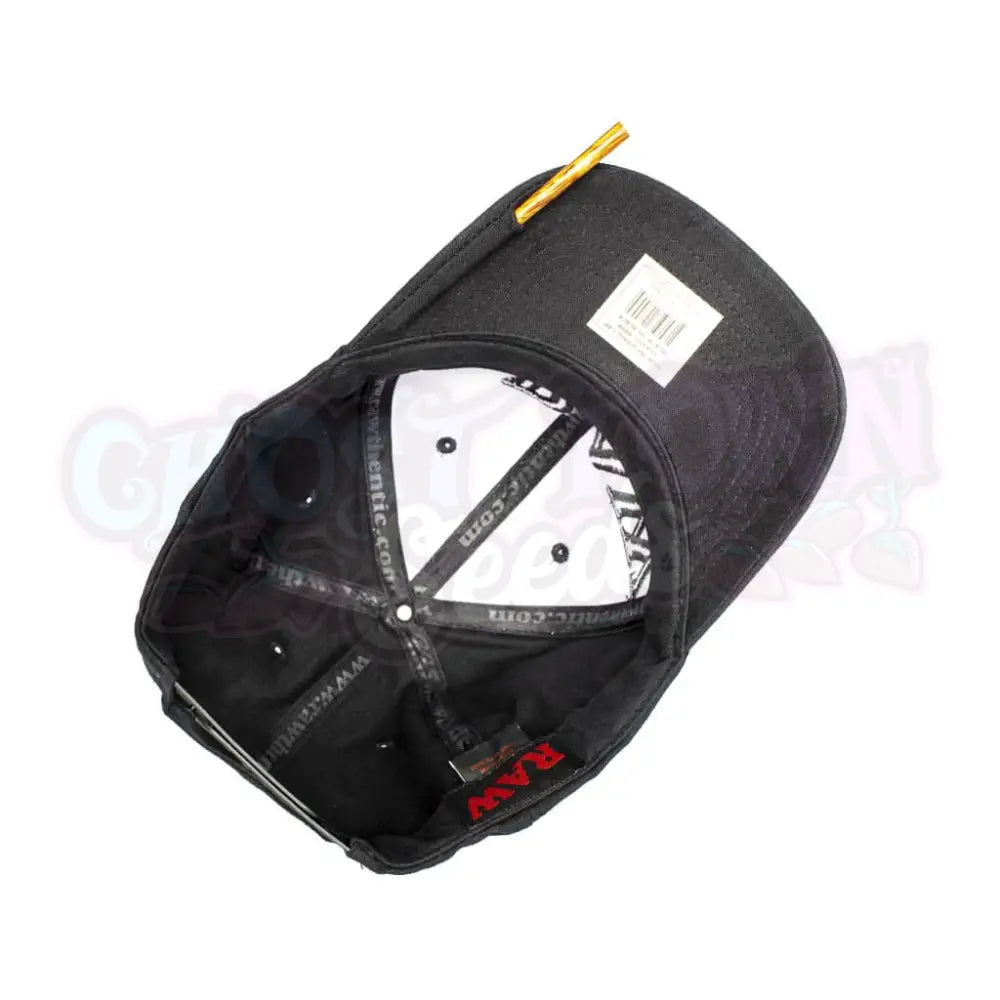 Raw - Musta Baseball Lippis Vaatteet