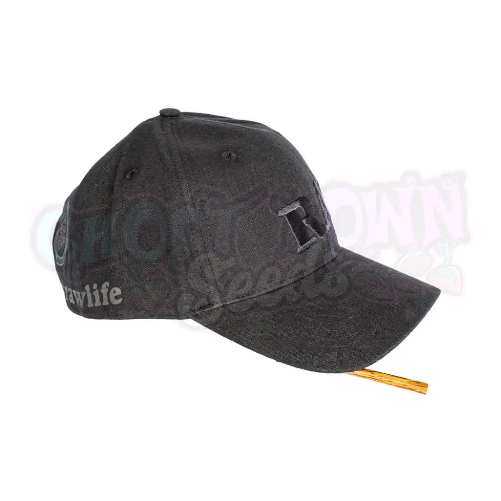 Raw - Musta Baseball Lippis Vaatteet