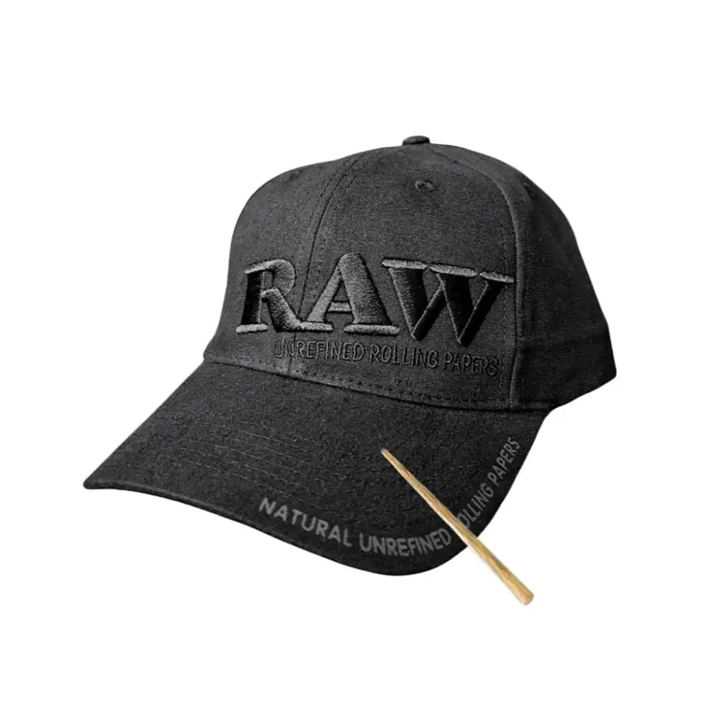 Raw - Musta Baseball Lippis Vaatteet