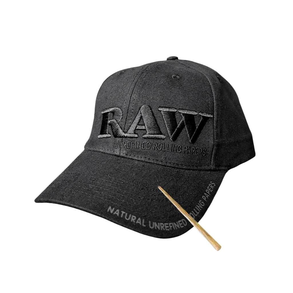 Raw - Musta Baseball Lippis Vaatteet
