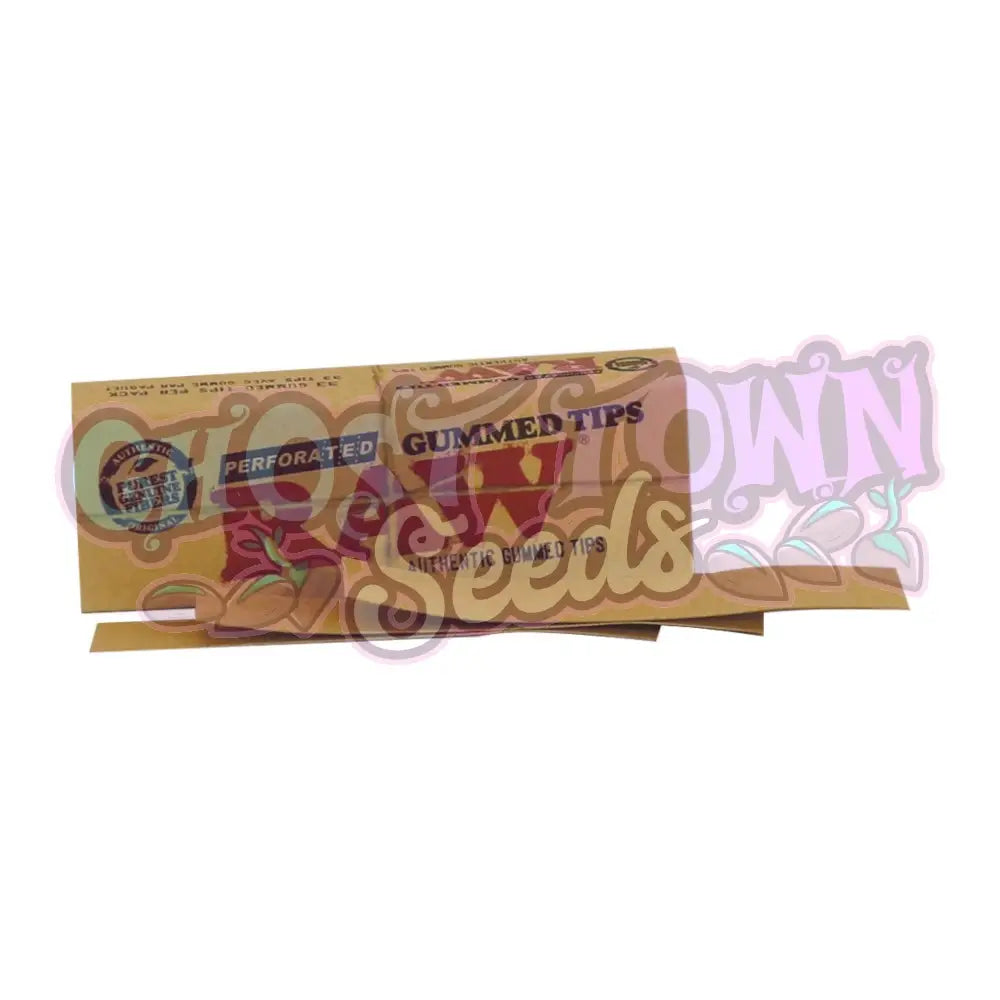 RAW - Ohuet Gummed Tips (33 kpl) Filtterit & Tipit