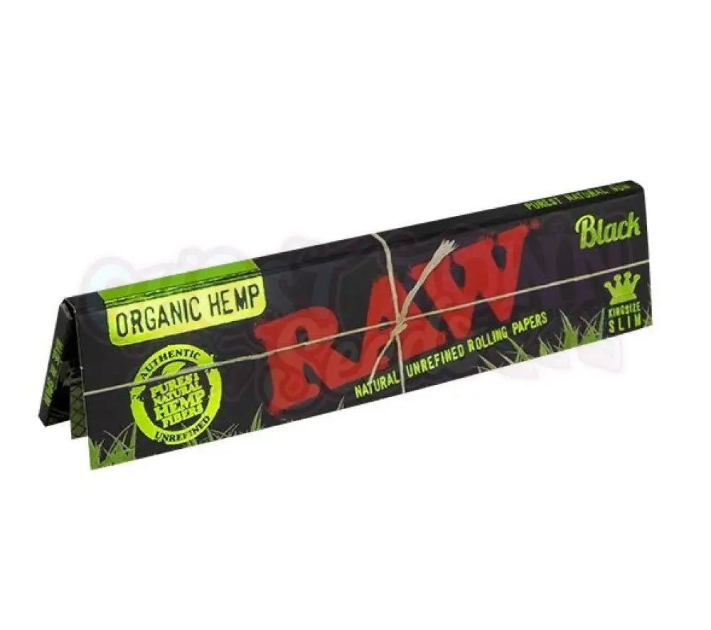 RAW - Black Organic Pitkät Paperit - Ghost Town Seeds