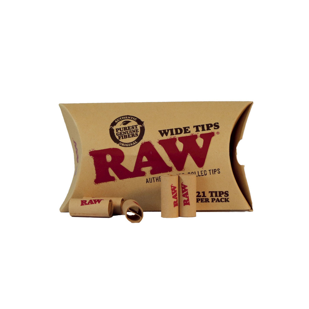 RAW - Valmiit Wide Tipit 8 mm (21 kpl)