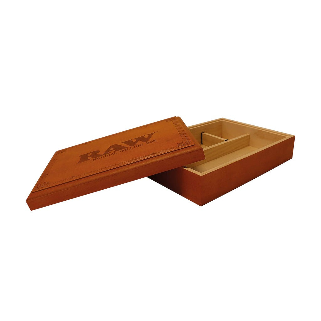 RAW x RYOT - Storage Box with the lid slightly open