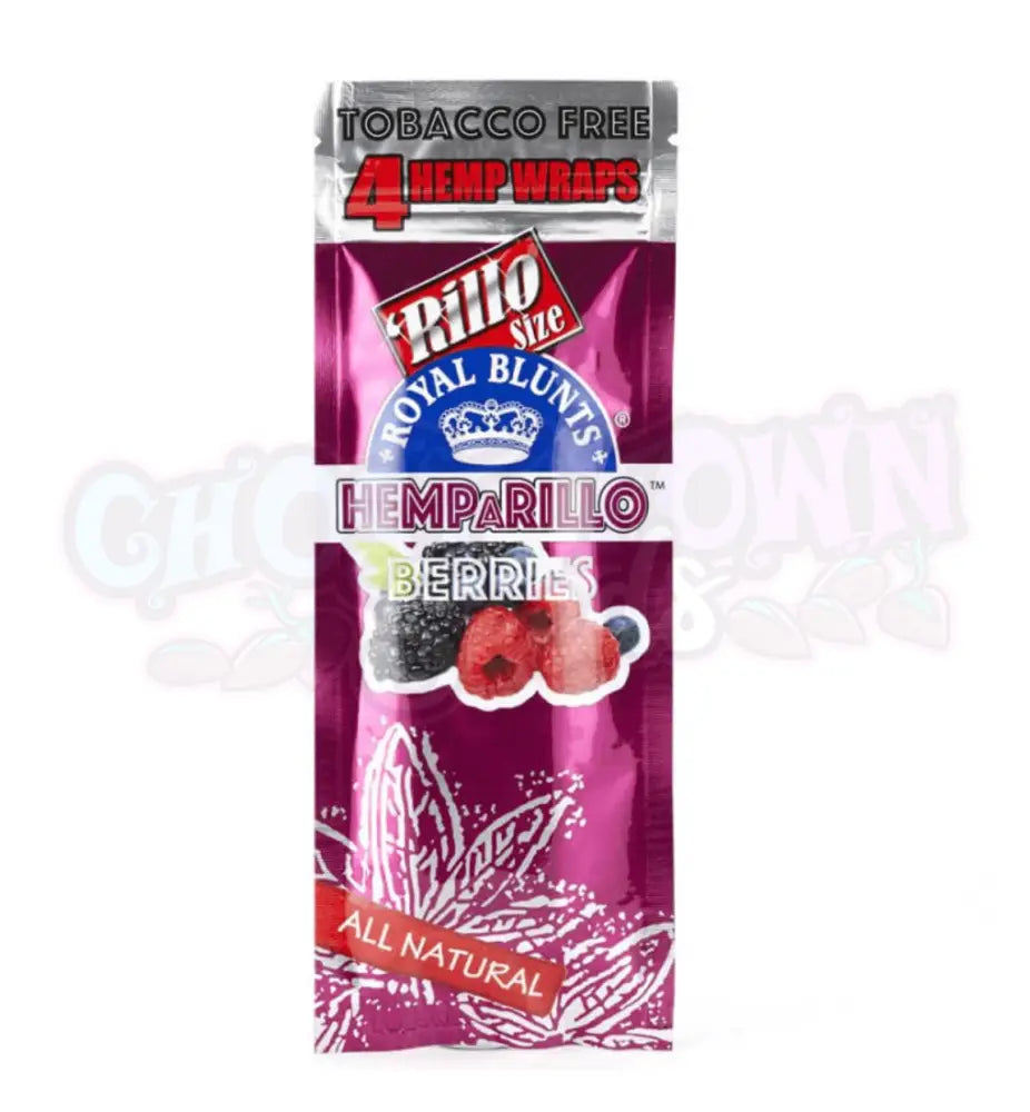 Royal Blunts Hemparillo - Berries Hemp Blunt Wraps 4kpl - Ghost Town Seeds