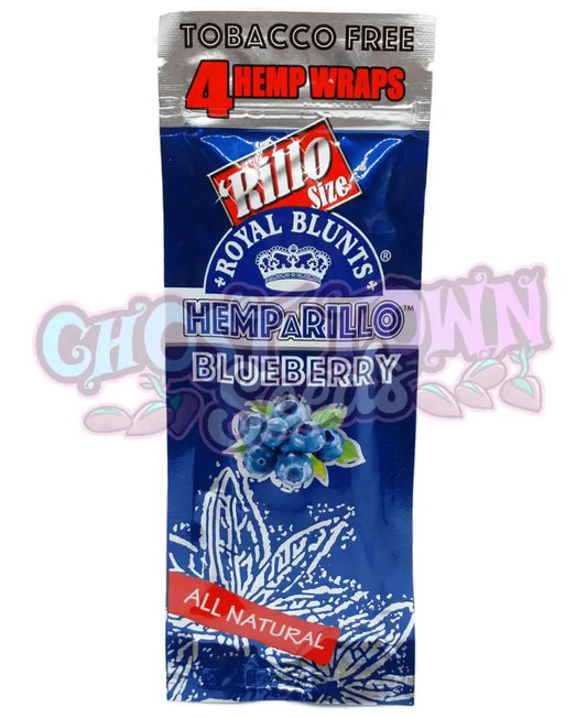 Royal Blunts Hemparillo - Blueberry Hemp Blunt Wraps 4kpl - Ghost Town Seeds