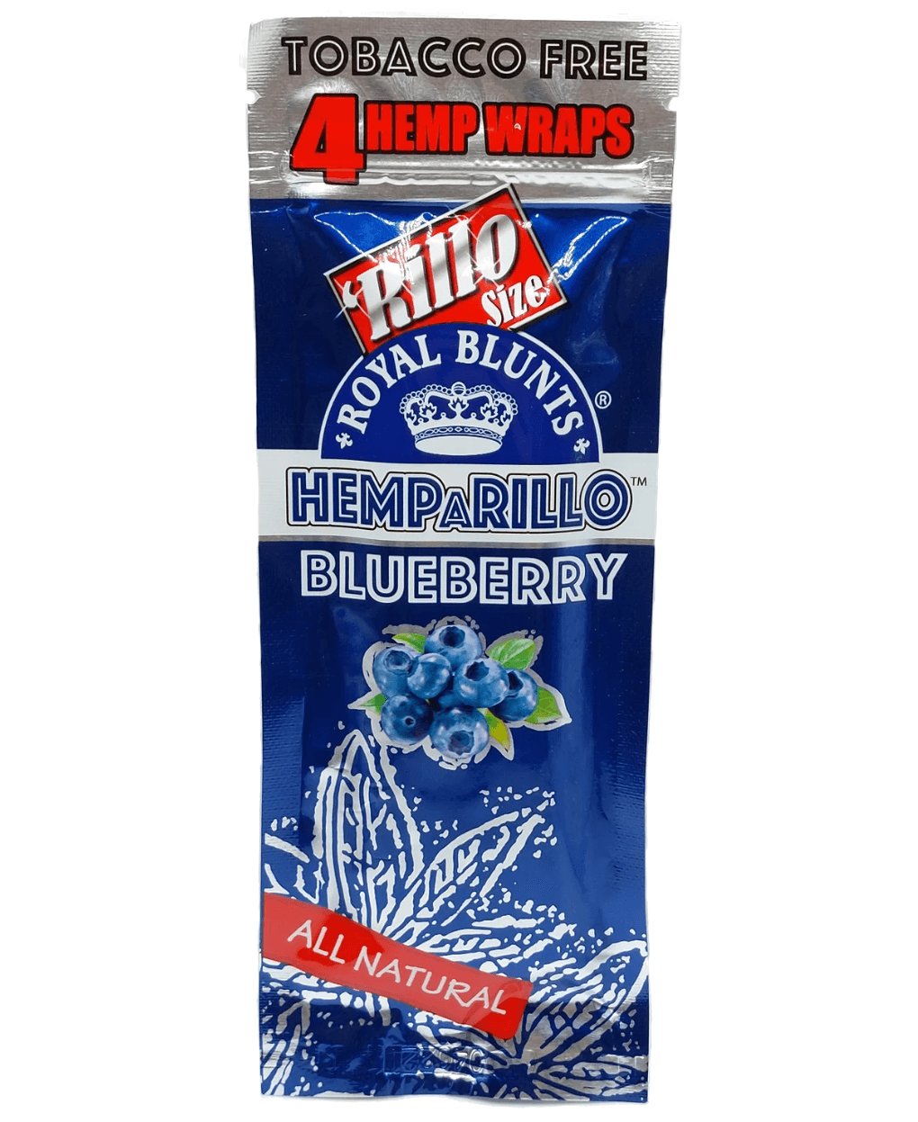 Royal Blunts Hemparillo - Blueberry Hemp Blunt Wraps 4kpl - Ghost Town Seeds