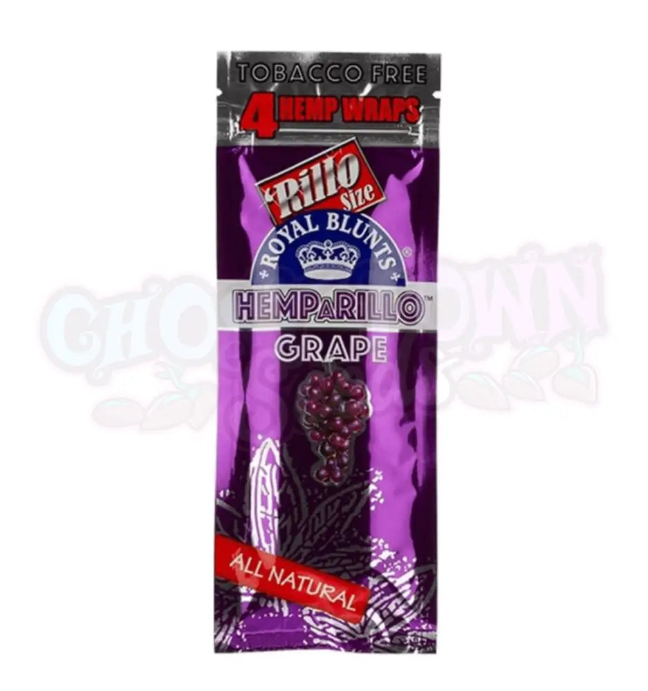 Royal Blunts Hemparillo - Grape Hemp Blunt Wraps 4kpl - Ghost Town Seeds