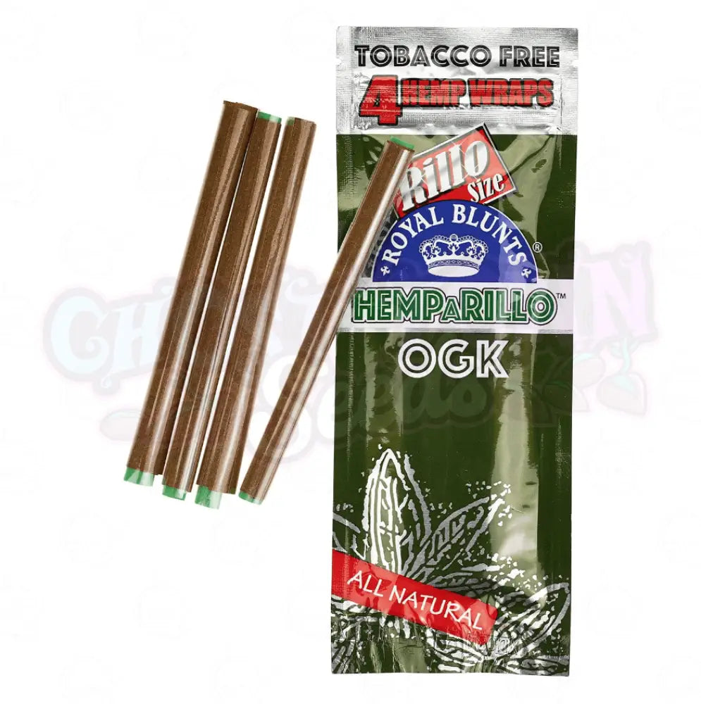 Royal Blunts Hemparillo - OGK Hemp Blunt Wraps 4kpl - Ghost Town Seeds