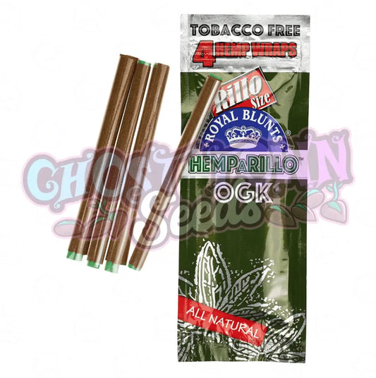 Royal Blunts Hemparillo - OGK Hemp Blunt Wraps 4kpl - Ghost Town Seeds