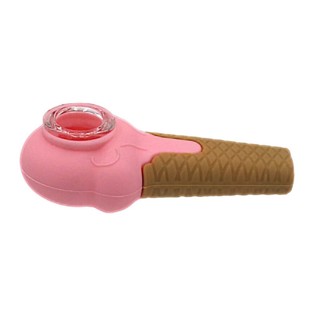 Scary Ice Cream Silicone Pipe