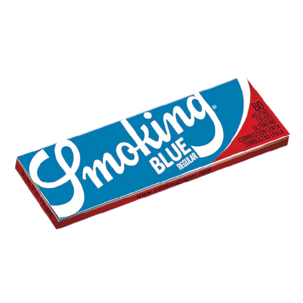 Smoking - Blue Single Wide Lyhyet Paperit (70 mm)