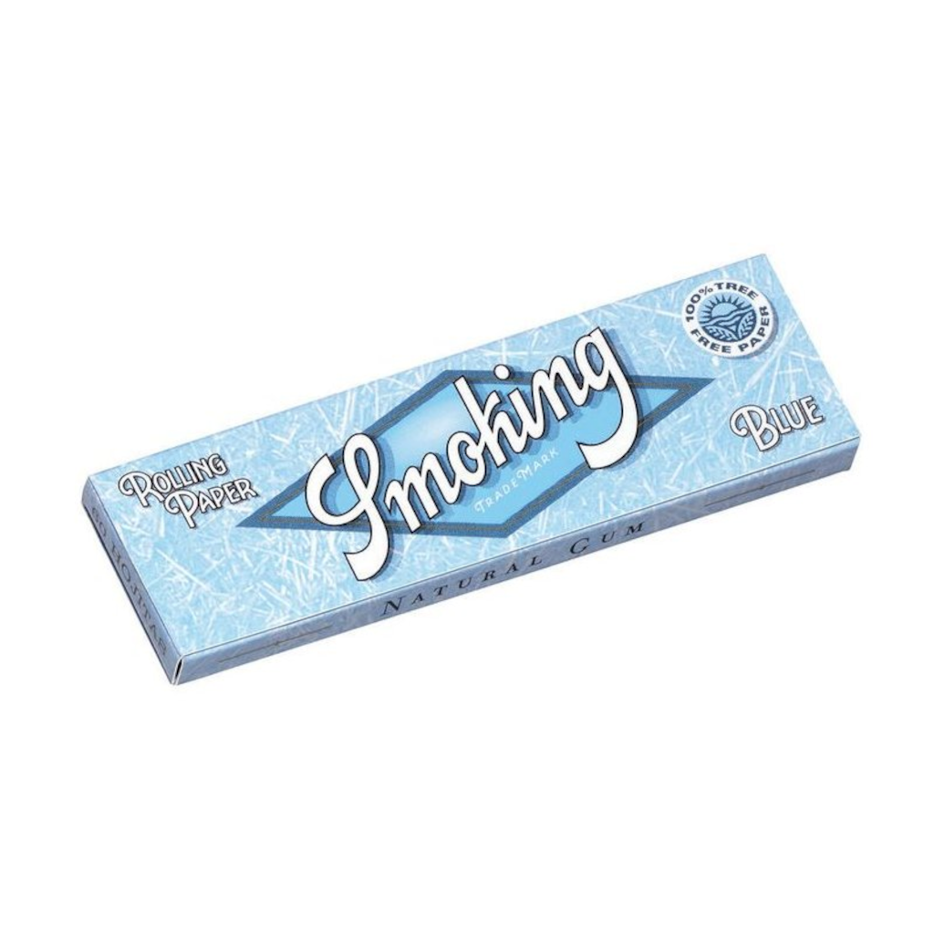 Smoking - Blue Single Wide Lyhyet Paperit (70 mm)