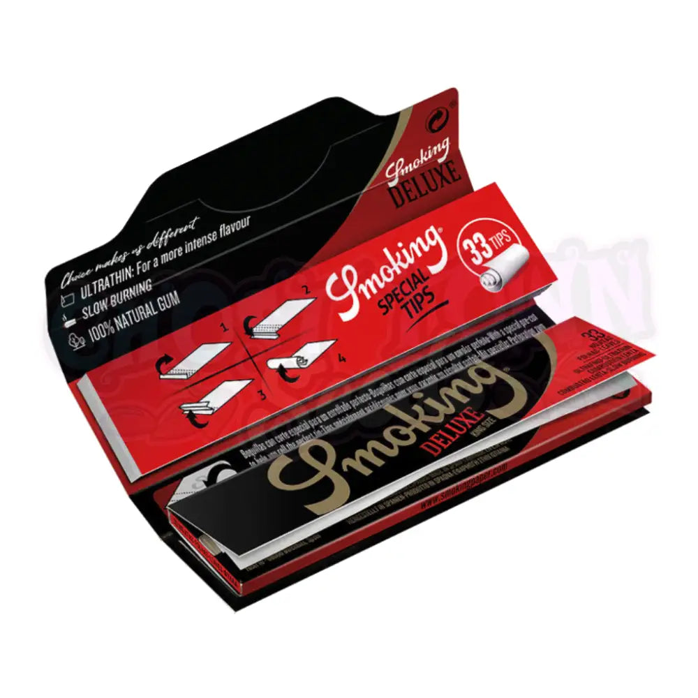 Smoking - Deluxe Pitkät Paperit + Tipit - Ghost Town Seeds